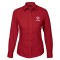 Ladies Basic Poly Cotton Long Sleeve Shirt
